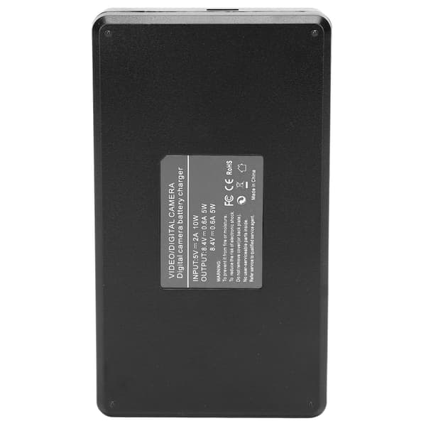 LCD-skærm Lithium Batteri Dobbelt Oplader USB Opladningsbase til NPFZ100