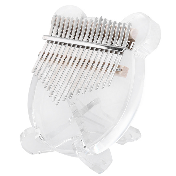 2 st Kalimba-ställ Kristall Akryl Hållare Stöd Fäste Bärbar Musikinstrument Tillbehör Transparent