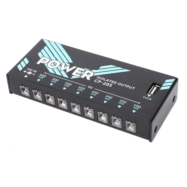Gitarr Power Pedal Single Effector MultiChannel Oberoende Instrument Strömförsörjning 18W