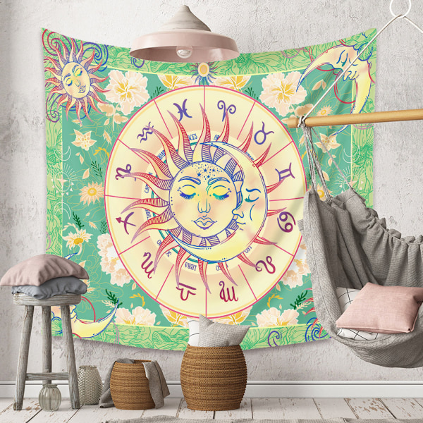 Taide Koti Sisustuslahjat Mandala Bohemian Tapetti Sopii Makuuhuoneen Koristeluun (911-20, 39 x 59 tuumaa)