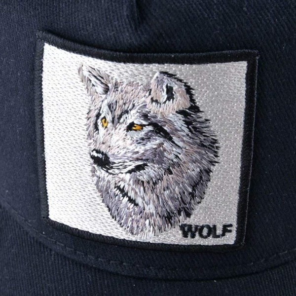 Unisex Animal Mesh Trucker Hat Snapback Broderad Patch Baseball Caps, LT-BU