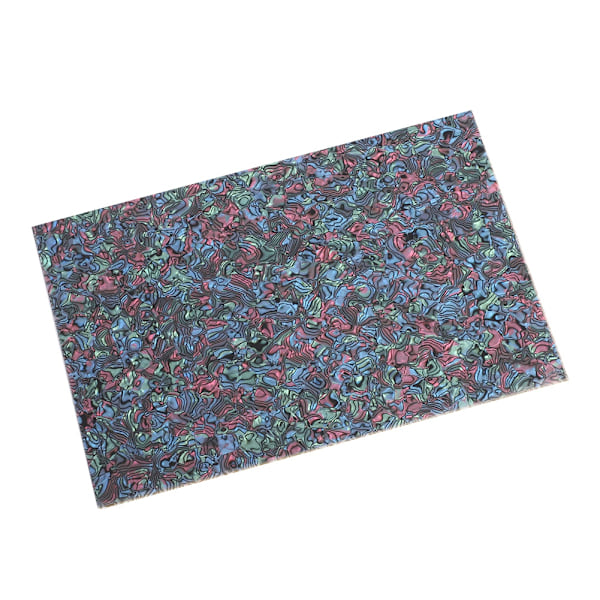 1 stk. Celluloid Akryl DIY Pickguard Blank Sheet for Akustisk Gitar (Faux Abalone Shell)
