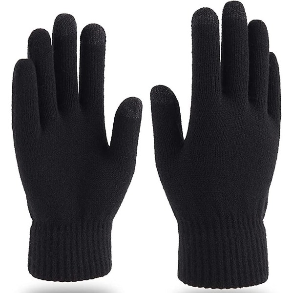 Stickade handskar Vinterhandskar Herr Dam Pekskärm Vinterhandskar Flexibel