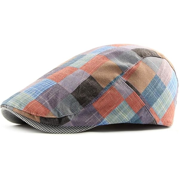 PanPacSight Herrar Newsboy Gatsby Hatt Vintage Beret Platt Ivy Cabbie Körning Jaktkeps för Far, News Boy Keps för Gentle