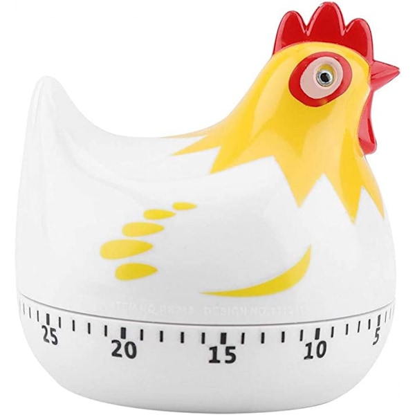 Kök Timer Ugn Timer, Kök Timer Kokt Ägg Timer Ägg Timer för Kök för Matlagning för Hembakning(Vit)
