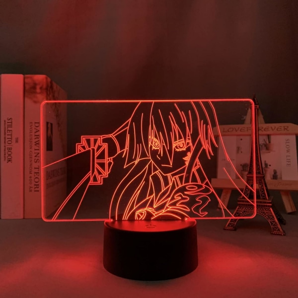 WJ Anime Illusion Lampa Anime Led Ljus Akame Ga Kill för sovrum Dekoration Gåva Rum Dekor Bord 3D Lampa PXJD De sju dödliga synderna