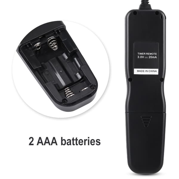 Kamerafjernbetjening Timer Controller Udløserkabel til Canon 400D 350D 300D