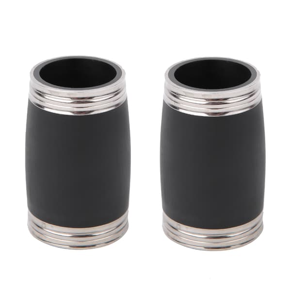 2PCS 50MM Bb Klarinett Tunerrör Träblåsinstrument TillbehörSvart