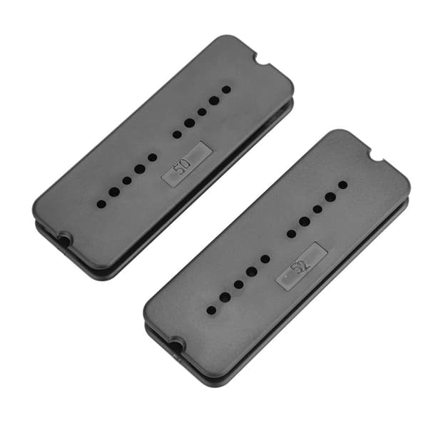 2 st plastgitarr pickup bobbin 50/52 mm poldelningar för P90