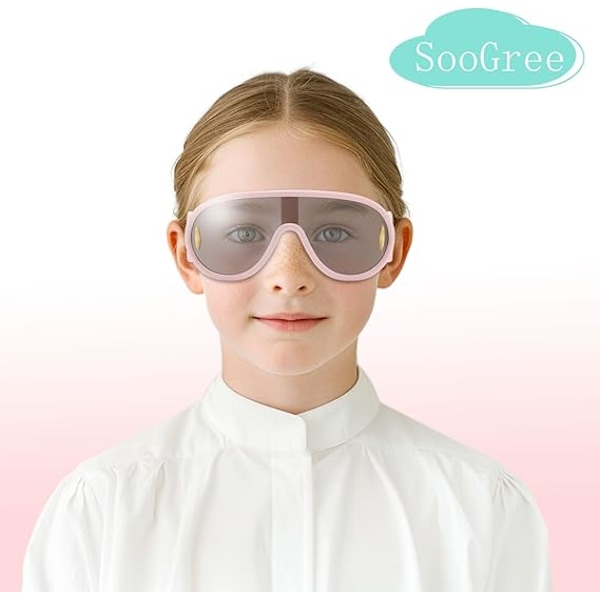 Børnesolbriller Drenge Piger Polariserede Solbriller UV Beskyttelse Solbriller Småbørn Solbriller Shades Søde Baby pink