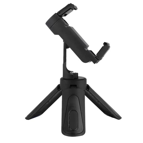 Mini Smartphone Klemme Clip Sammenfoldelig Telefon Stabil Holder Stativ (Sort)