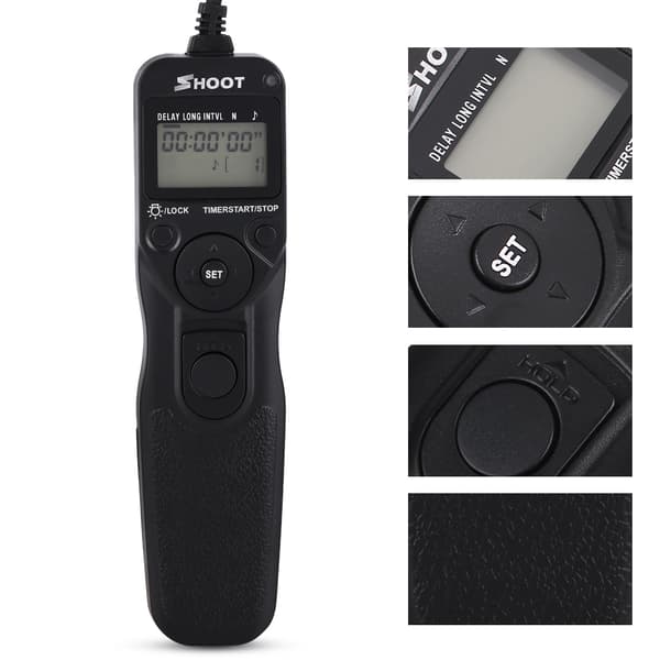 Kamerafjernbetjening Timer Controller Udløserkabel til Canon 400D 350D 300D