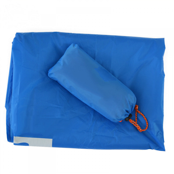 Lättvikts Ripstop Nylon Regnponcho med Justerbar Huva
