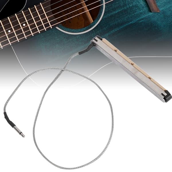 4-strängad akustisk basgitarr pickup-stick för träbasgitarr instrumenttillbehör