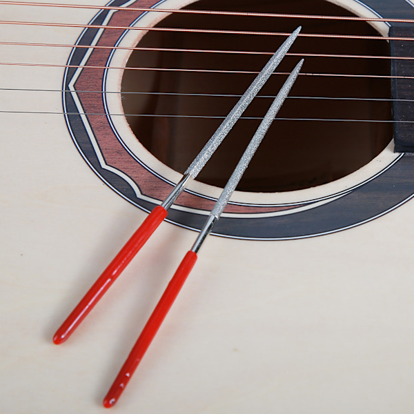 Gitarr Reparation Underhåll Mätning Slipning Polering Kits Verktygssats