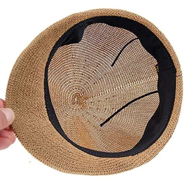 Sommarhatt i halm för kvinnor, visir, nyhetspojke, målarhatt