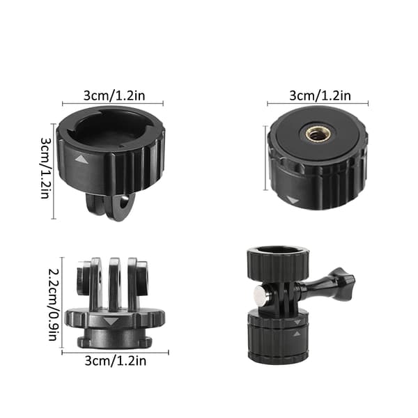Ulanzi GP-4 Magnet Quick Release Adapter Base Tilbehør til GoPro 8/7/6/5 Actionkamera