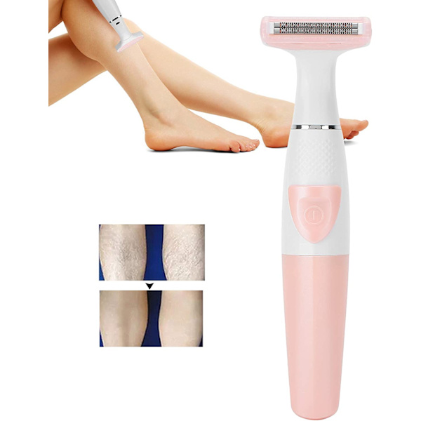 Hår Fjernelse Epilator, Bærbar Elektrisk Epilator Kropshår Fjernelse Trimmer Vandtæt Vådt Tørt Brug Til Kvinder Dame