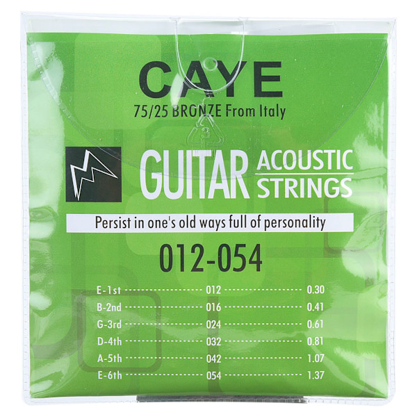 5 st Hex Alloy Core Stålsträng Akustisk Gitarrsträng Musikinstrument Tillbehör(AW635)