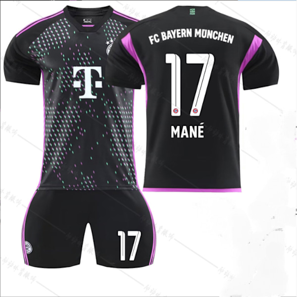 23/24 säsong Bayern bortaställ set No.17 MANE M