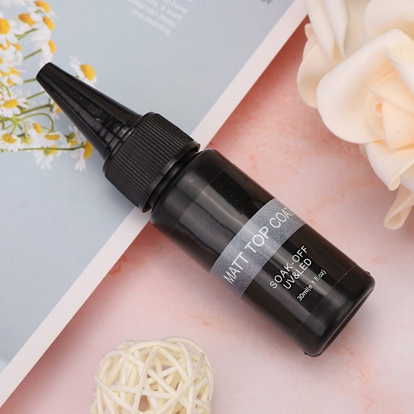 30ml Klar Matt Topplack Gel Långvarig UV Nagelkonstlack Manikyrverktyg