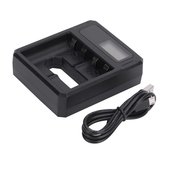 SEIVI Intelligent beskyttelse LCD-skjerm USB-batterilader for X-BOX cellelading