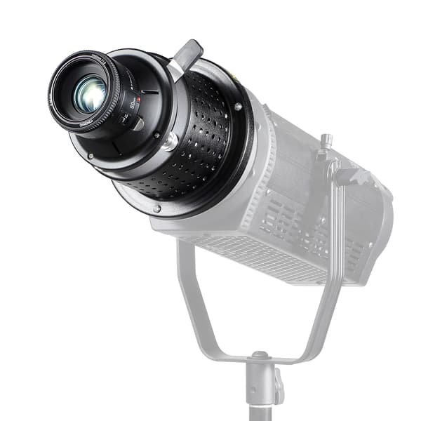 NiceFoto SN-29 Professionel Blitzlys Snoot 50mm 1.8F Linse til Bowens Mount
