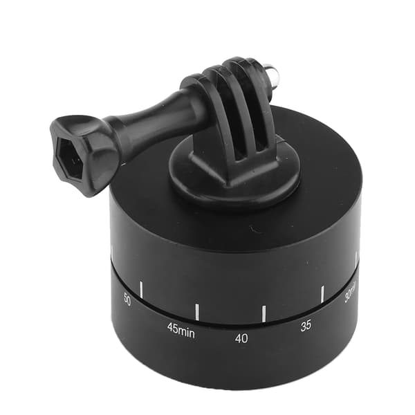 360° 60 minutter roterende stativ for tidsforløp, stabilisator stativadapter for Gopro iPhone