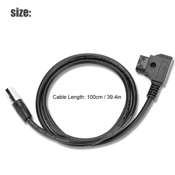 D-Tap han til (Tinny) MINI XLR 4-benet adapterkonverterkabel til VFM 5.6\" skærm