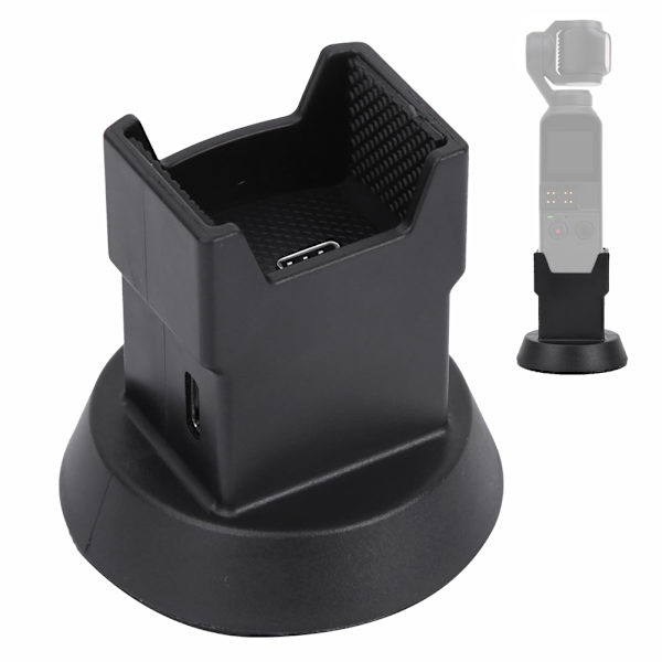 Portabel laddningsbasadapter för DJI OSMO Pocket med 1/4 tums skruvhål