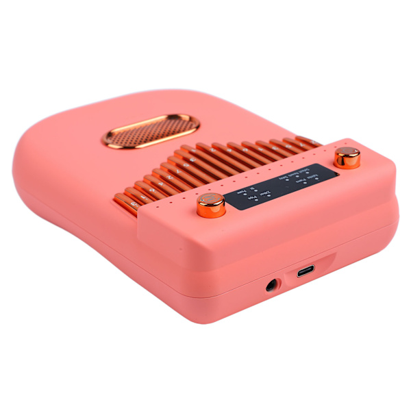 17 Tangenter Elektronisk Smart Kalimba Tommelfingerklaver Bærbart Musikinstrument med Nodeark til Børn Voksne Begyndere Pink