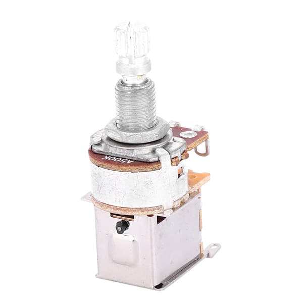 A500K Elektrisk Gitar Lineær Potensiometer Tone Pull Button Switch Pot Pickup Switch