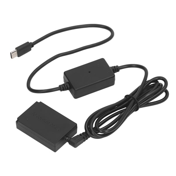 LP E12 Dummy Batteri Digitalkamera DR E12 DC Koppling Dummy Batteri med Typ C Strömadapter för M50 M200 M50 Mark Ii M100 M10 M M2