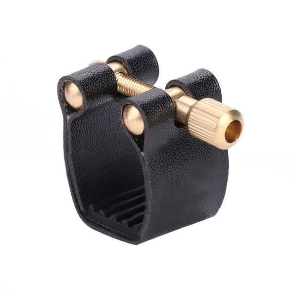PU-ligaturfeste med plasthette for sopransaksofon, saksofonmunnstykke i bakelite, holdbar