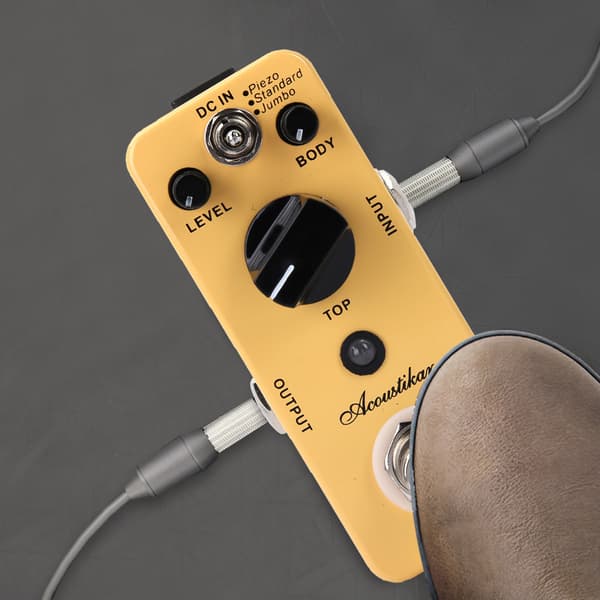Professionel akustisk guitar effektpedal True Bypass Full Metal Shell