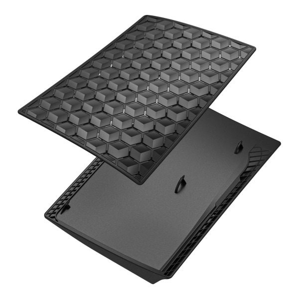 PS5 Faceplate Cover Case Skin til PS5 Konsol, PS5 Sorte Sideplader Skal til Playstation 5 Disk Edition