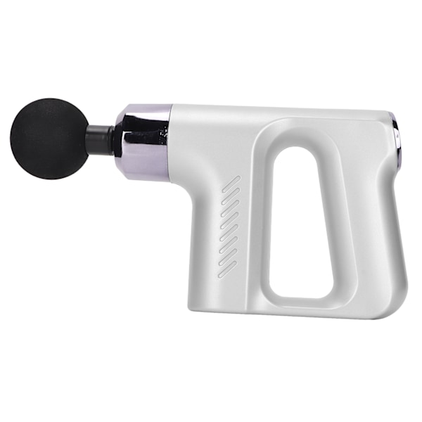 Percussion Massage Gun Massage Apparat Håndholdt Vibration Dyb Væv Muskel Elektrisk Pistol Sølv