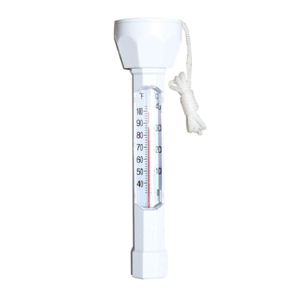 Flytande Pooltermometer, Stor Lättläst, Precision Vattentemperaturmätare för Utomhusdammar, Akvarier, Badtunnor, Akvarier white