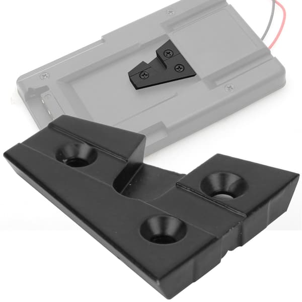 Alloy V Mount V Lock-stikplade til kamera-videostrømadapter batteritilbehør