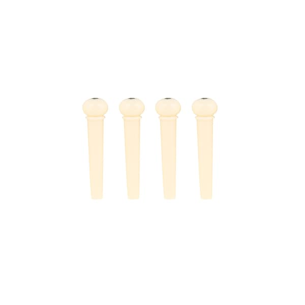 60 st/set Folk Gitarr Delar Sträng Stall Plast Spikar Stift Reparationstillbehör (Vit)