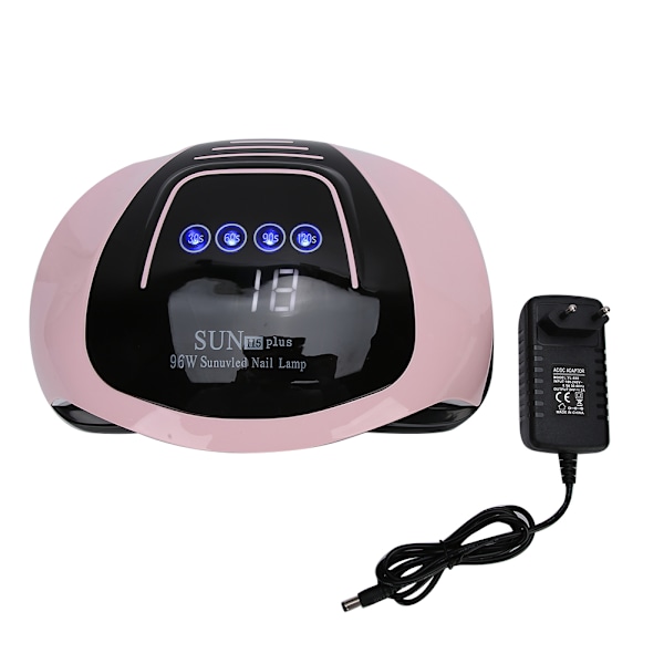 96W Professional Nail Curing Machine UV Gel Drying Lamp Nail Polish Dryer Manicure ToolEU Plug 110-240V