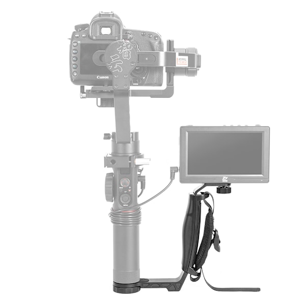 Gimbal Enhandshållare L-fäste 1/4\" Skruvkontakt för Zhiyun Crane 2 / Plus / M