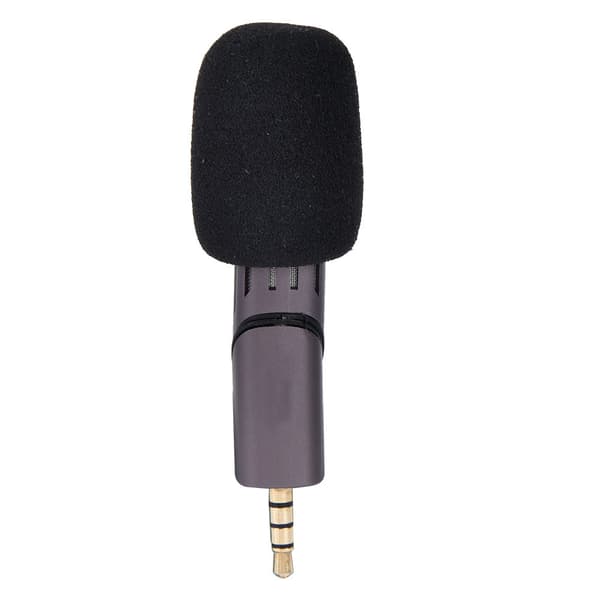 3,5 mm vindskyddad bomull mobiltelefon mini bärbar 2 kanaler pluggmikrofon LDX-SMALL