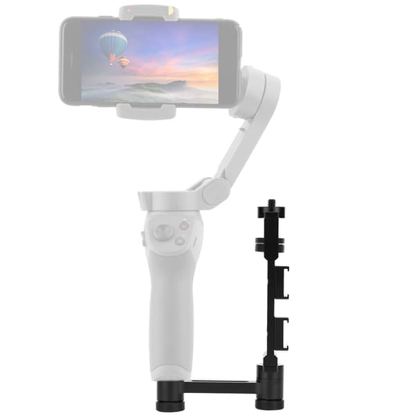 2 stk. forlænget arm i aluminiumslegering, universel rammeholder til Dji OSMO Mobile 3