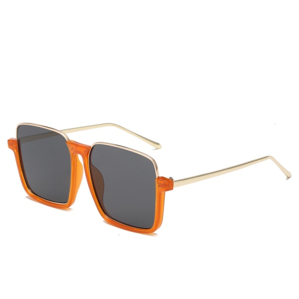 Retro Polarized Sunglasses for Women/Men,Semi-Rimless Frame Classic Driving 100% UV Protection