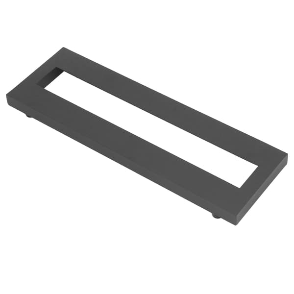 Effektpedalbräda i aluminiumlegering, elgitarrpedalbräda, effektfixeringsfäste med bärväska