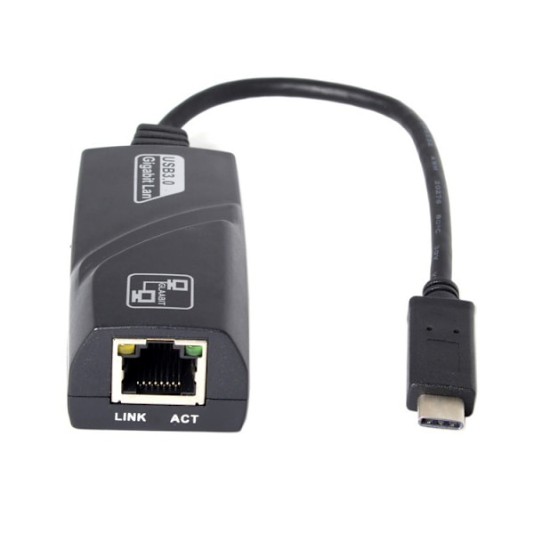 USB 3.0 Type-C - RJ45 Gigabit LAN-liitäntä tukee Macbook Air 3.0 - Gigabit LAN