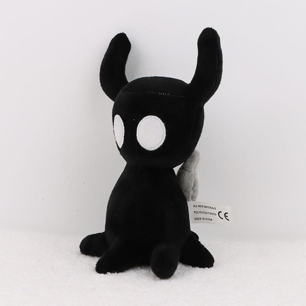 25cm Hollow Knight Svart Spöke Plysch Leksak Spel Figur Docka Mjuk Present Leksaker För Barn Pojkar Jul