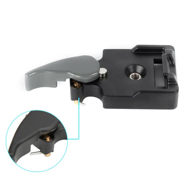 Kulehode hurtigutløserplate klemmeadapter stabilisatorplater for Manfrotto 200PL-14