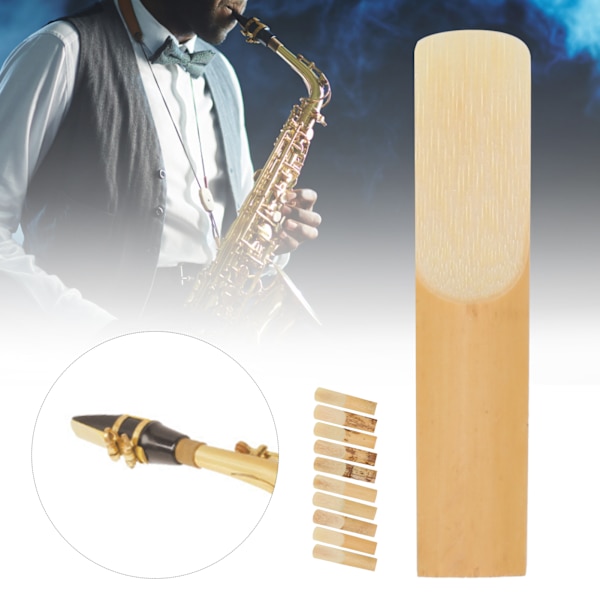 10 stk. Saxofonrør Normalt niveau Bb Sopransaxofon Dele Træblæseinstrument Tilbehør